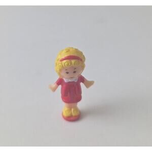 Polly Pocket Bluebird Vintage 1989 Beach House Red Dress Polly Doll